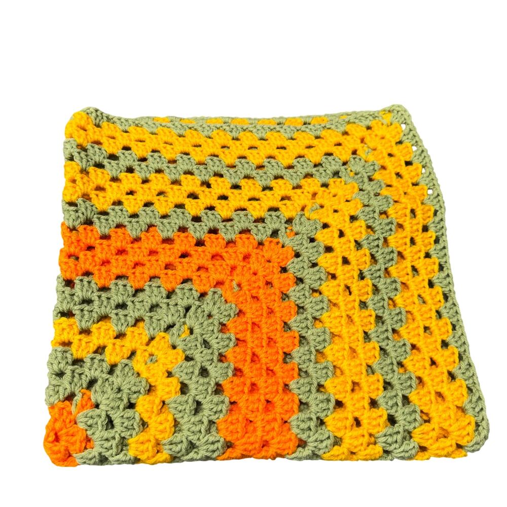 UNISEX Baby Blanket Handmade Classic Retro Look Afghan NWOT STYLE #369